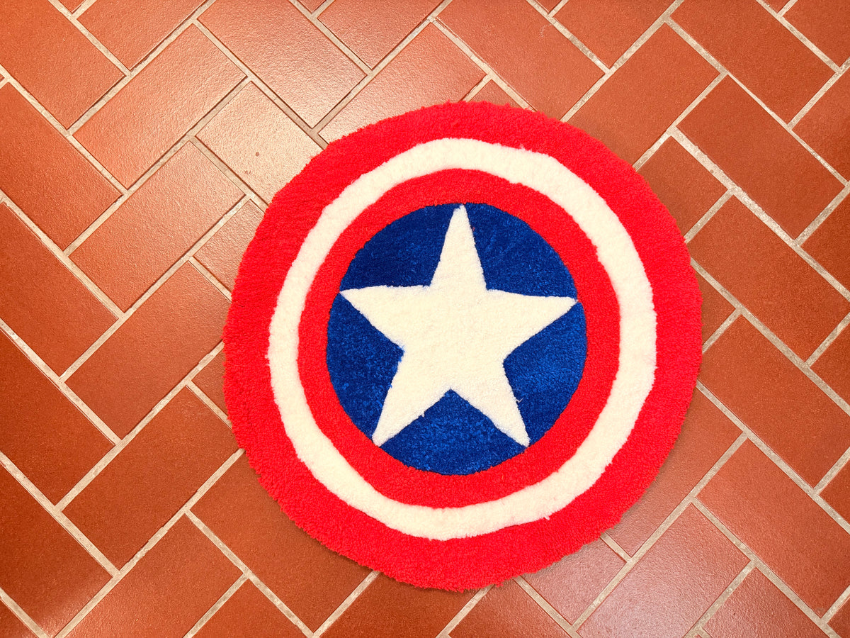 Tappeto fatto a mano Tufting in Lana e Acrilico – Diametro 60 cm