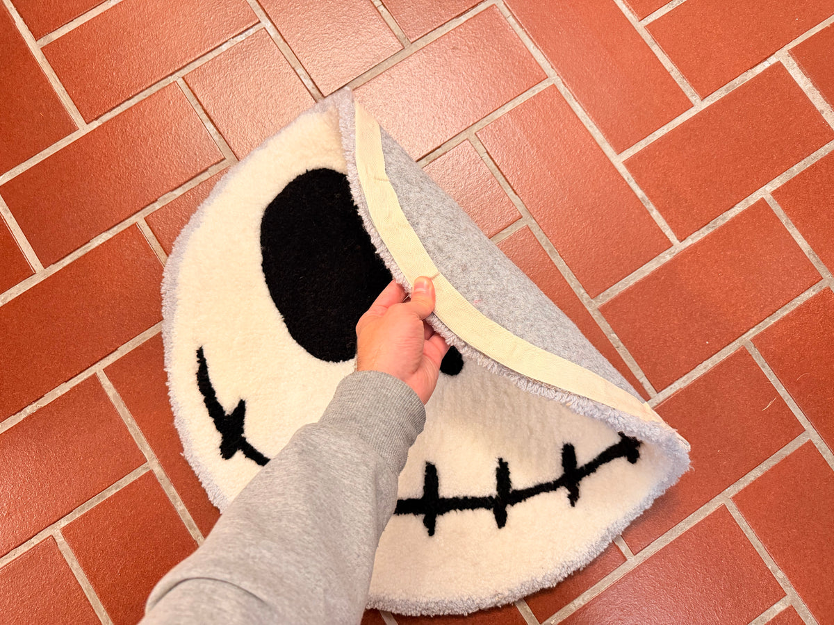 Tappeto fatto a mano Tufting in Lana e Acrilico – Diametro 60 cm