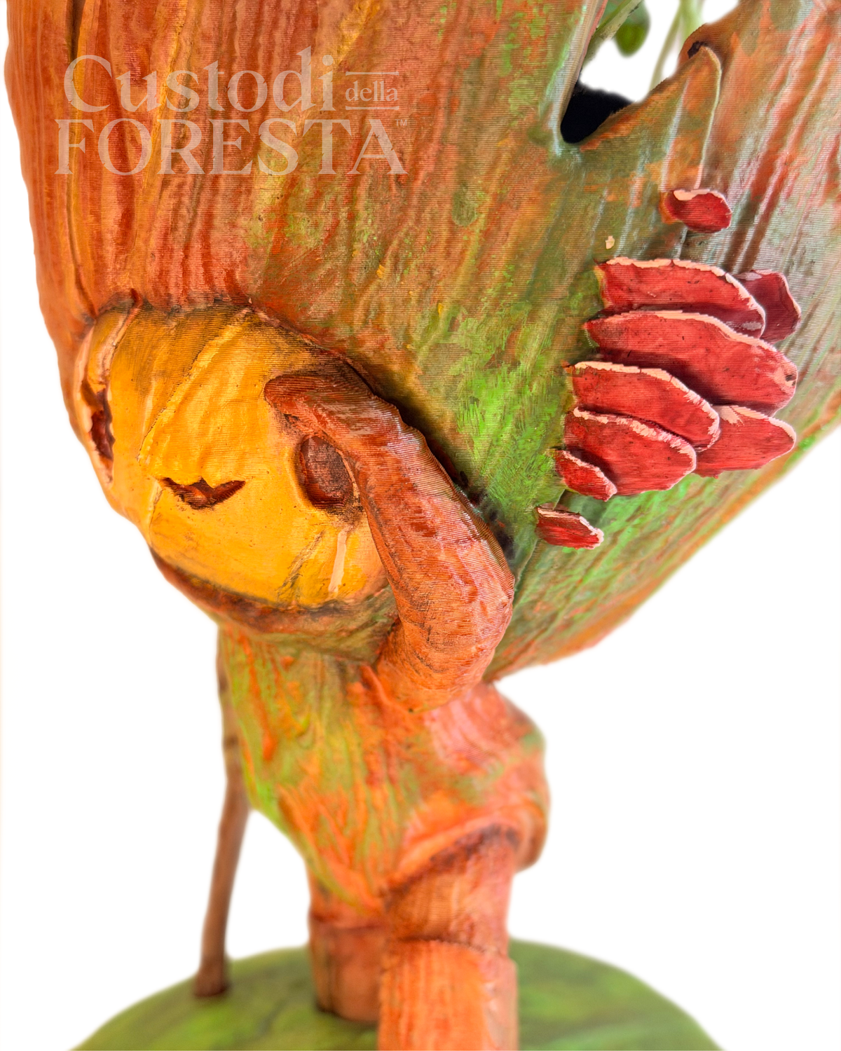 SENTIERINO - Mini Vaso Fantasy | Scultura Decorativa Stampata 3D e Dipinta a Mano