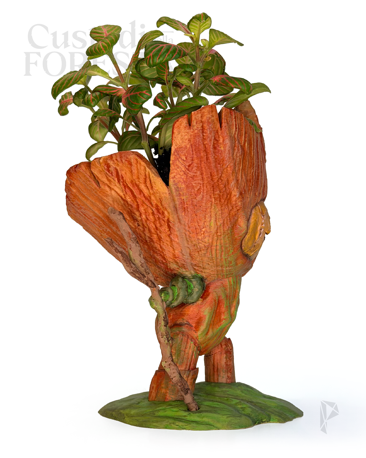 SENTIERINO - Mini Vaso Fantasy | Scultura Decorativa Stampata 3D e Dipinta a Mano