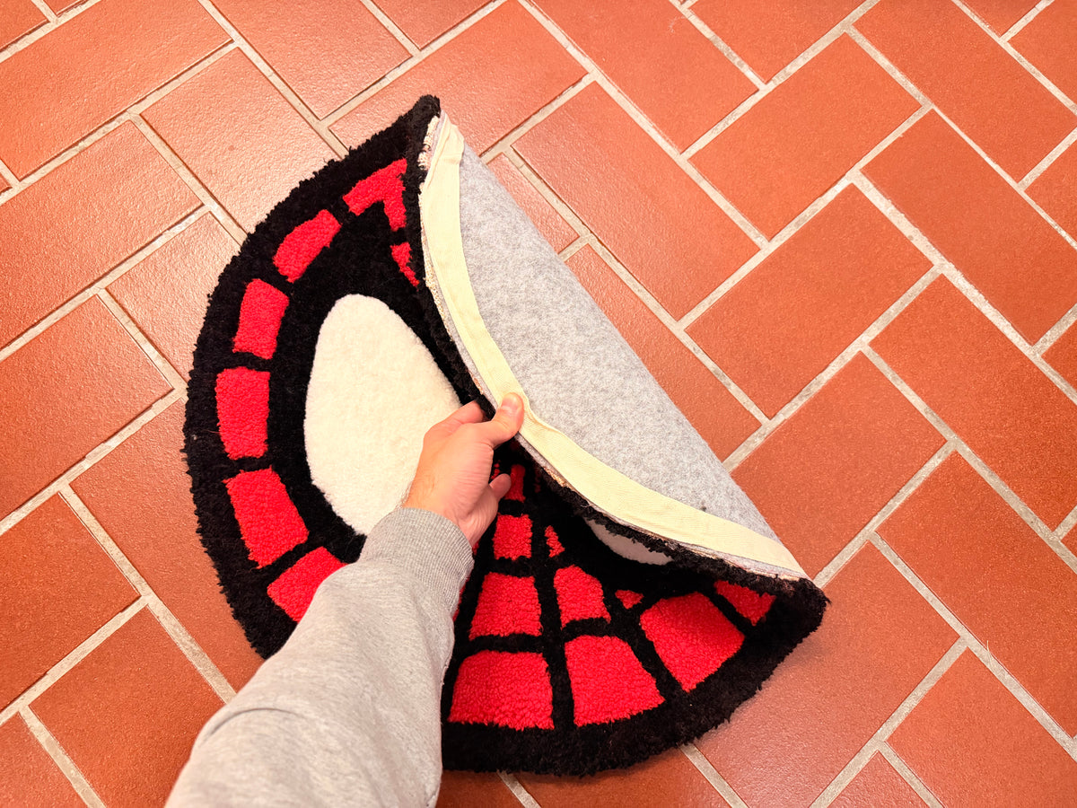 Tappeto fatto a mano Tufting in Lana e Acrilico – Diametro 60 cm