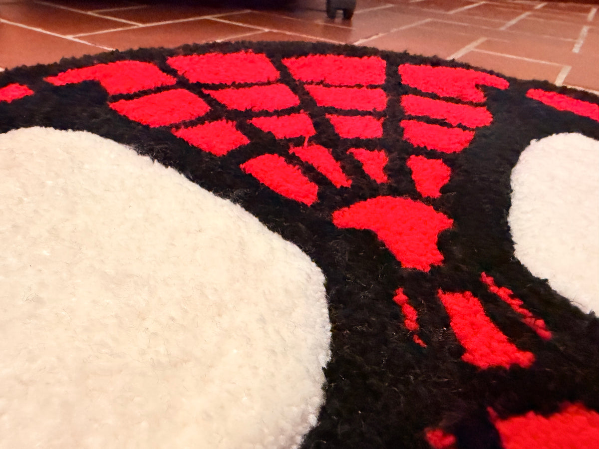 Tappeto fatto a mano Tufting in Lana e Acrilico – Diametro 60 cm