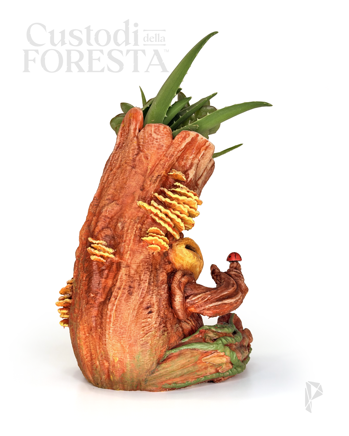 VESPERO - Mini Vaso Fantasy | Scultura Decorativa Stampata 3D e Dipinta a Mano
